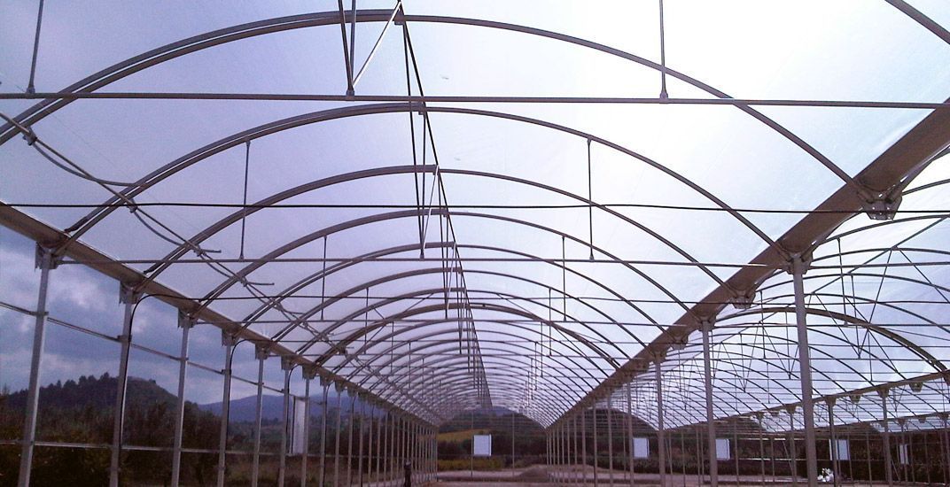 estructura invernadero multitunel